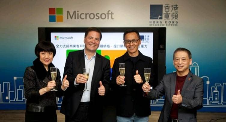 Hong Kong&#039;s HKBN Partners Microsoft to Bundle Broadband with Collaboration Suite