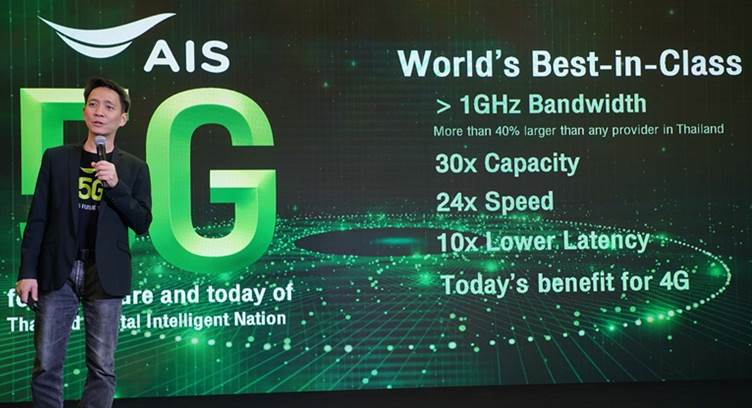 AIS First to Launch Commercial 5G Service in Thailand