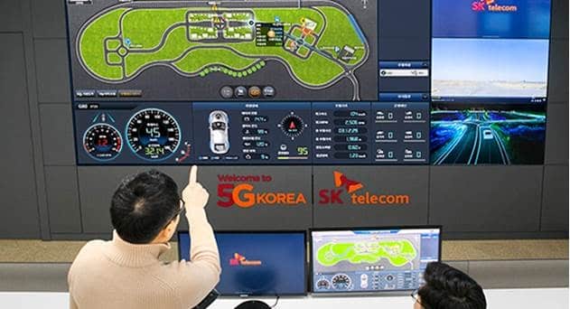 SK Telecom Deploys 5G in K-City for Self-Driving Cars