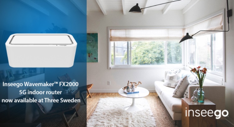 Three Sweden Intros Inseego 5G FWA Indoor Router with WiFi 6