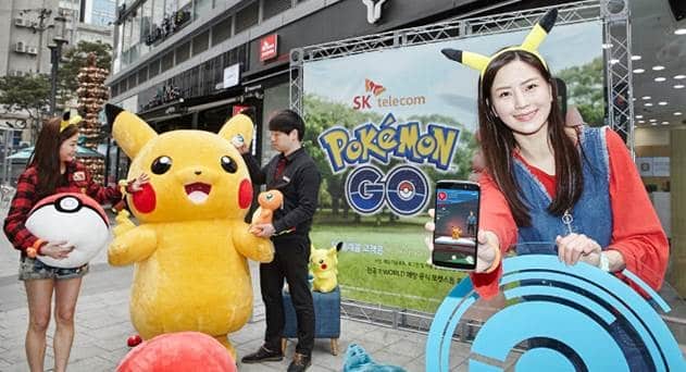 SK Telecom Inks Deal with Pokemon to Open More PokeStops and to Offer Free Data