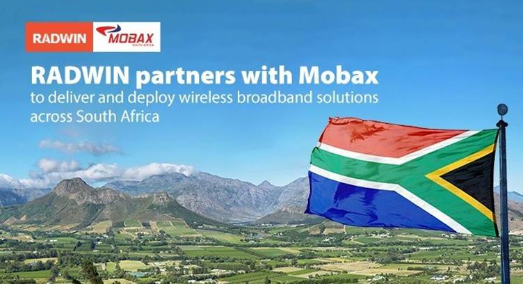 Mobax to Offer Radwin&#039;s Portfolio of P2M &amp; P2P Fixed Wireless Solutions to South African Operators