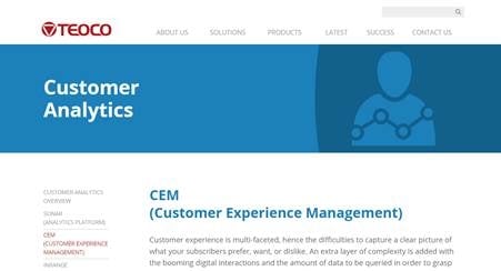 TEOCO Unveils Hadoop-powered CEM Solution for E2E Subscriber Analytics