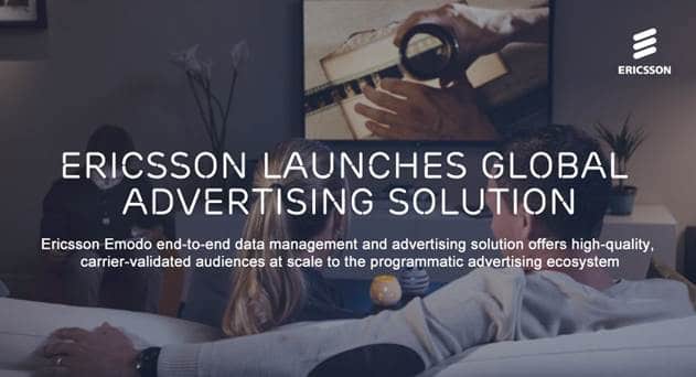 Ericsson Commercially Launches Mobile Ads Platform for Telcos