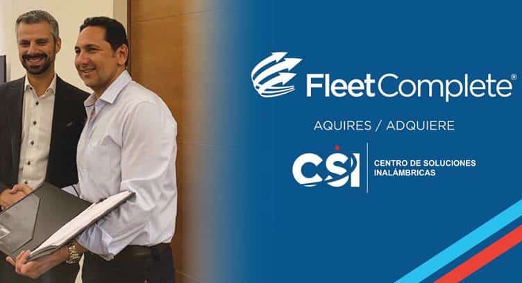 Fleet Complete Continues Global Expansion with Acquisition of Fleet Telematics Player in Mexico CSI