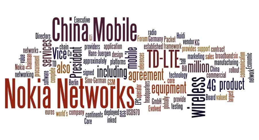 Nokia Strikes $970 Million 4G TD-LTE Deal with China Mobile