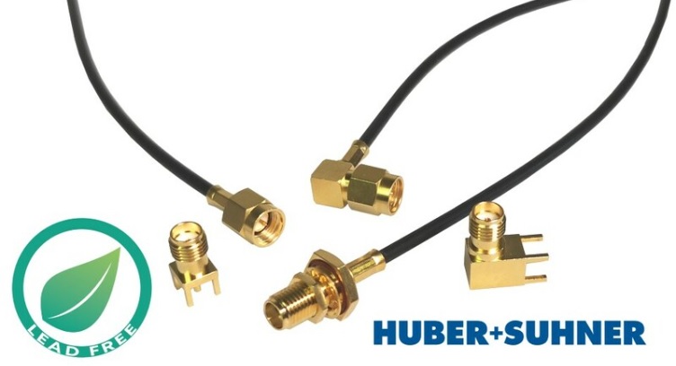 HUBER+SUHNER Launches Lead-Free SMA Connectors