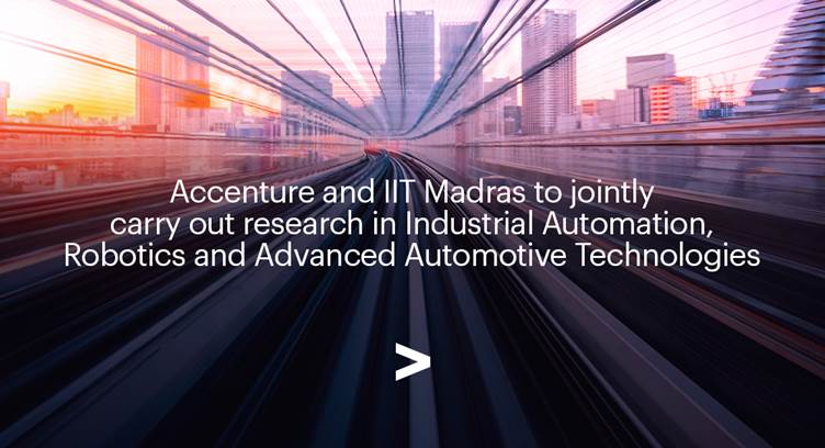 Accenture, IIT Madras to Conduct Deep Tech Research for Industrial IoT &amp; Robotics
