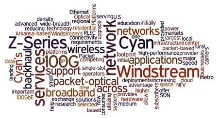 Windstream Selects Cyan to Deploy 100G Regional and Metro Networks