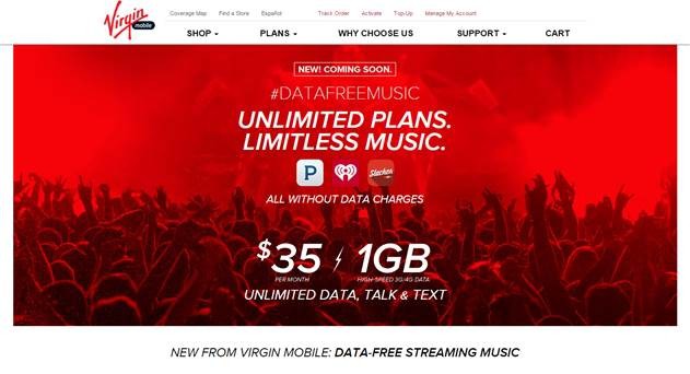 Virgin Mobile US Adds Data-Free Music Streaming Plans