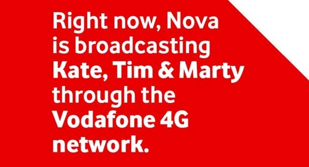 Vodafone Australia to Put 4G Network on Public Tests with Nova FM Radio Station