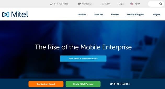 Mitel Networks Unveils VoLTE, VoWiFi &amp; Other Mobile Cloud Capabilities