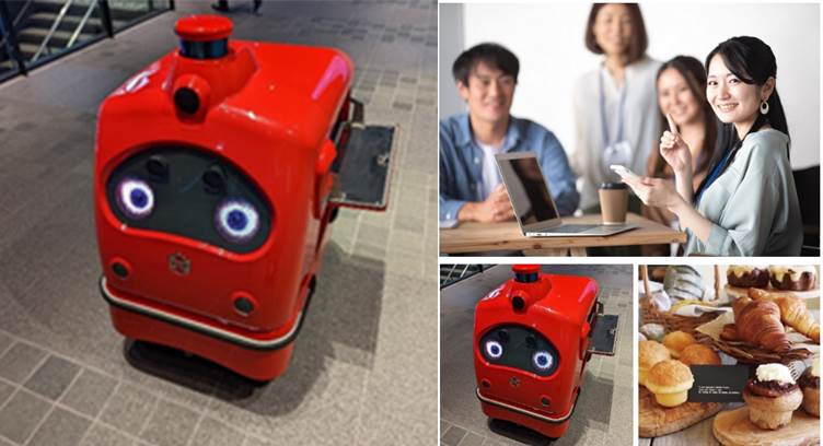 NTT Group Companies Run Experiments on Food Delivery using Autonomous Robots