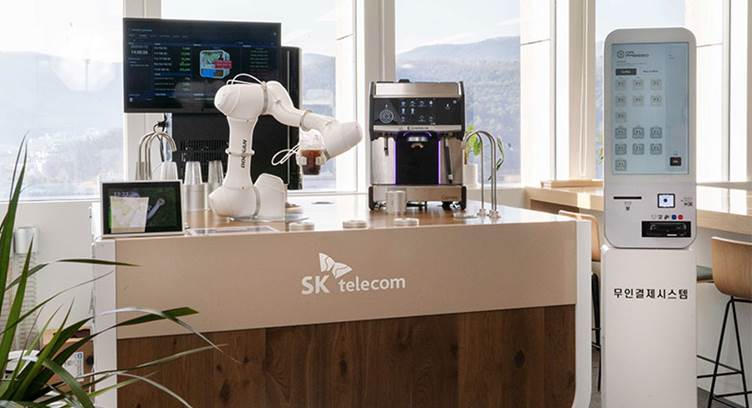 SKT Launches Advanced Coffee-making Robot Powered by AI
