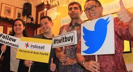 Indosat Partners Twitter to Launch Mobile Recharge via #TwitBuy