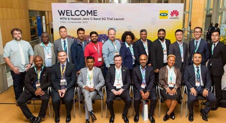 MTN SA Launches C-band 5G Trial with Huawei