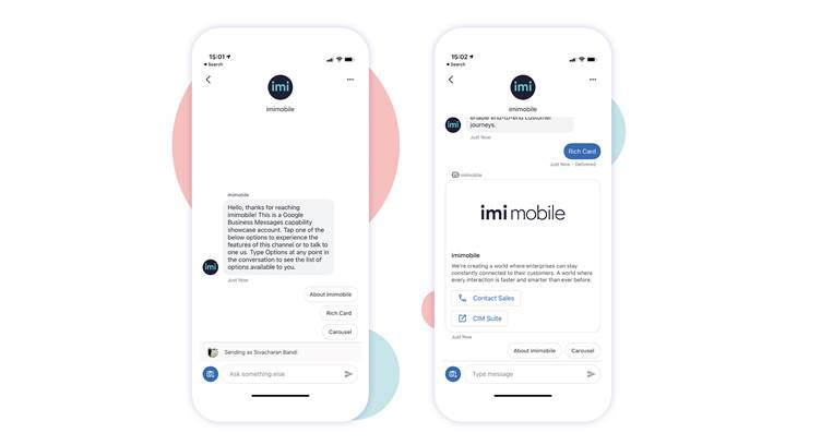 IMImobile Now Offers Google’s Business Messages for Enterprises