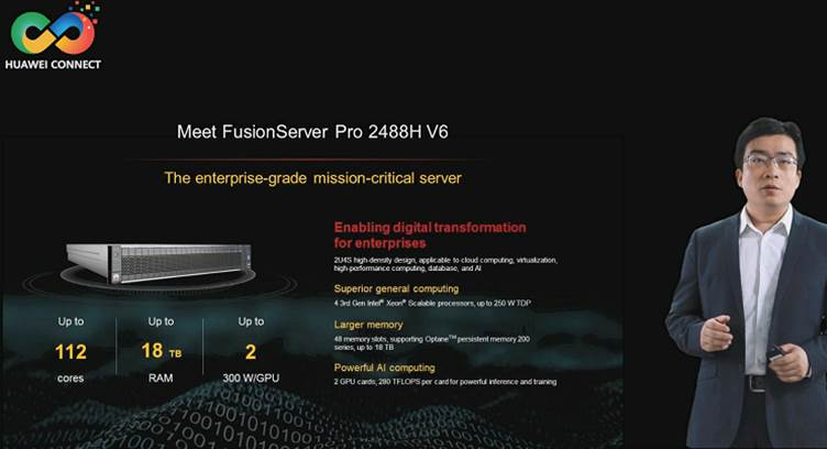 Huawei, Intel Jointly Launch the Next-Gen FusionServer Pro V6 Intelligent Server