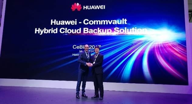 Huawei, Commvault Team Up to Launch Hybrid Cloud Backup Solution